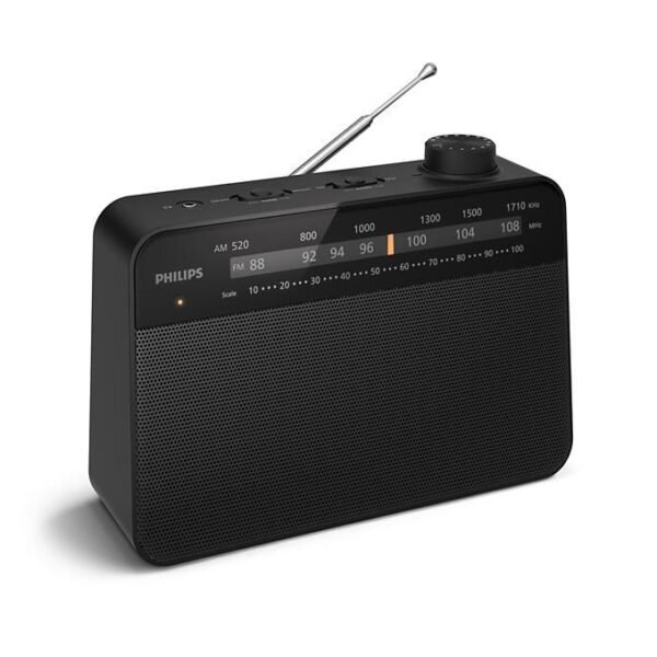 Radio Portable Analog Black