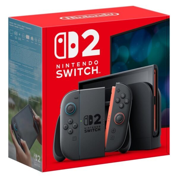 Switch 2 Portable Game  Console 20.1 Cm (7.9") 256 Gb  Touchscreen Wi-Fi Black
