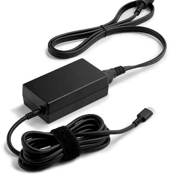 Usb-C 65W Power Adapter And  Power Cord Kit Power  Adapter/Inverter Indoor Black