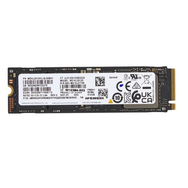 512Gb Pcie-4X4 Nvme Solid  State Drive