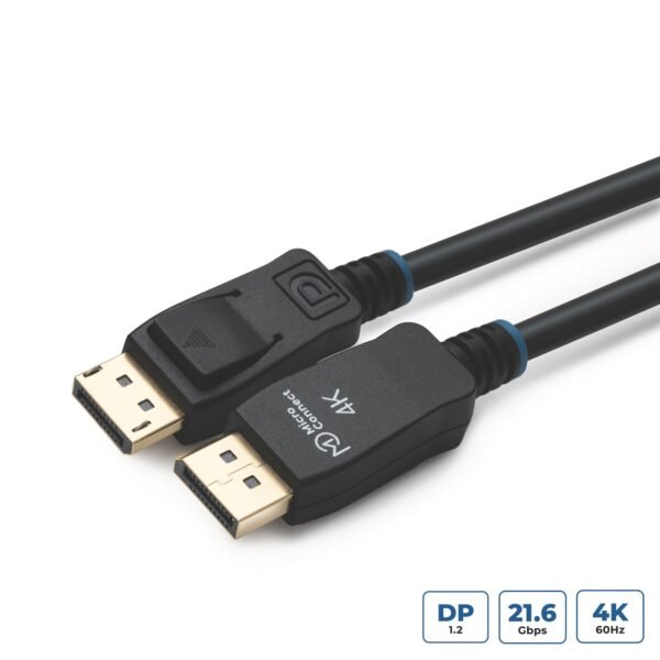 4K DisplayPort Cable  1.8 Displayport version 1.2,  Black supports 4K*2K@60Hz, OD: 6.0MM, CU, Gold-plated connectors