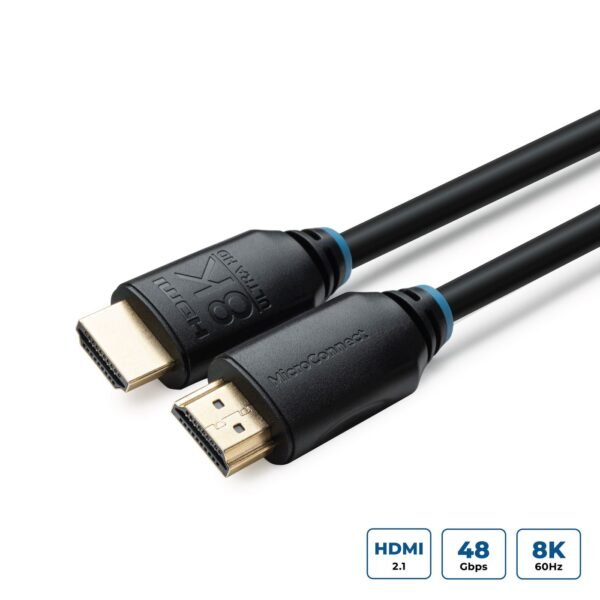 HDMI Cable 8K, 7,5m Supports 2.1 8K@60Hz,  4K@120Hz Gold Plated connectors, Copper