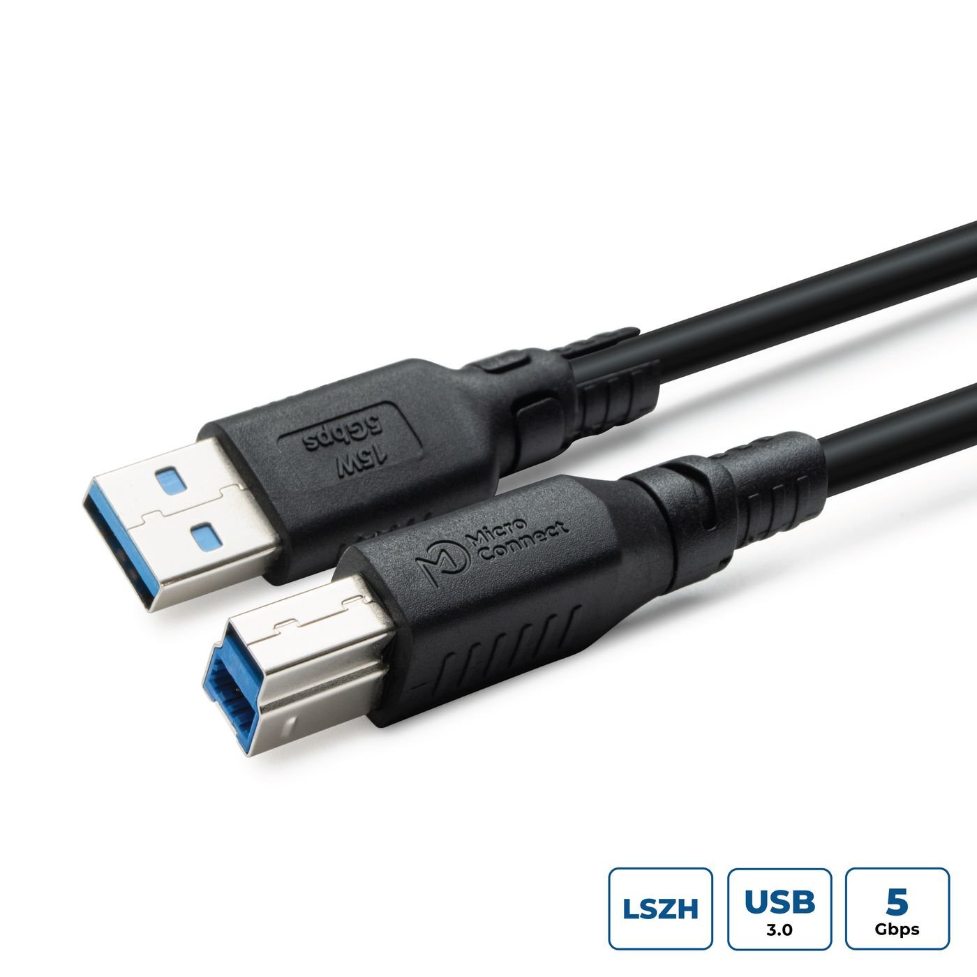 Img_36499791.jpg ColorFlex USB 3.2 A-B Gen 1 Cable Halogenfree (LSZH), 1m - Image 1
