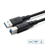 ColorFlex USB 3.2 A-B Gen 1  Cable Halogenfree (LSZH), 2m