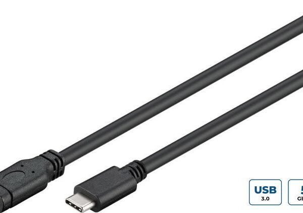 USB-C 3.2 Gen 1 Extension  Cable, 0.5m