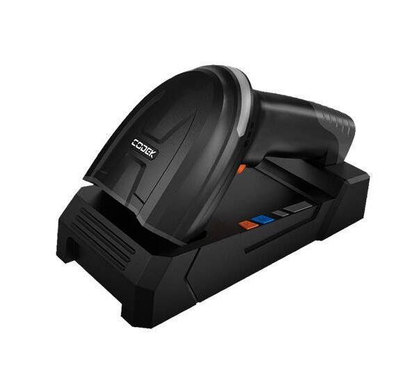Industrial wireless 2D DPM  barcode scanner including  cradle & USB cable