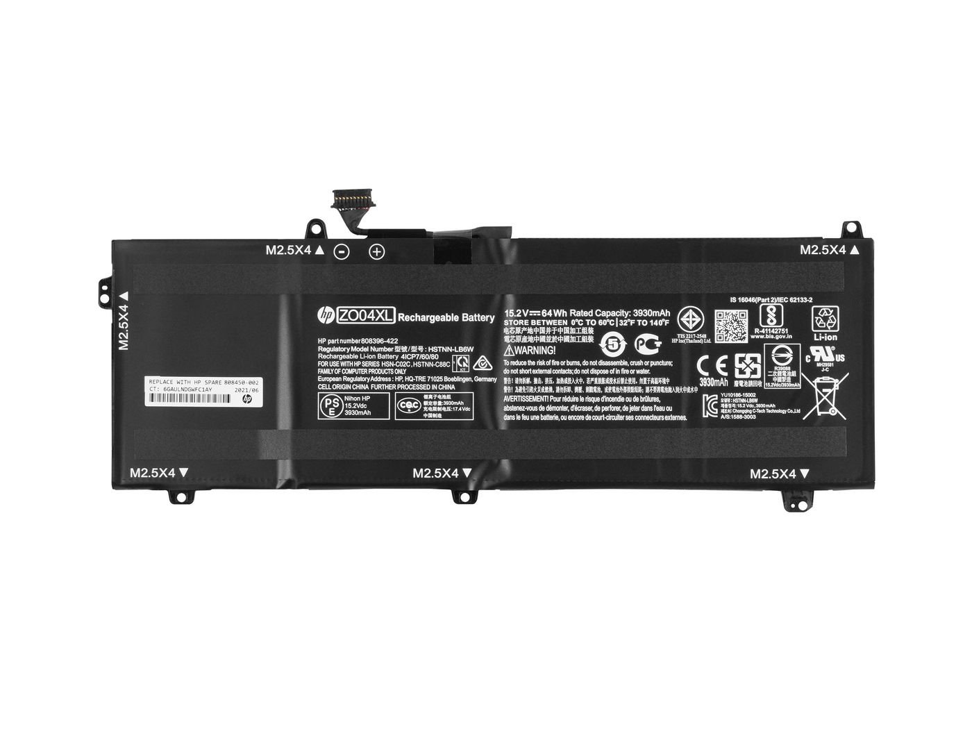 Img_36515646.jpg Battery 64Whr 4.21Ah Li-Ion 4 CELLS ZL04064XL-PR - Image 1