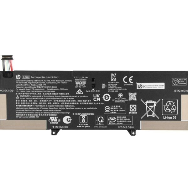 Battery 4 Cell 56Wh 3.75Ah li-Ion BL04056XL-PL