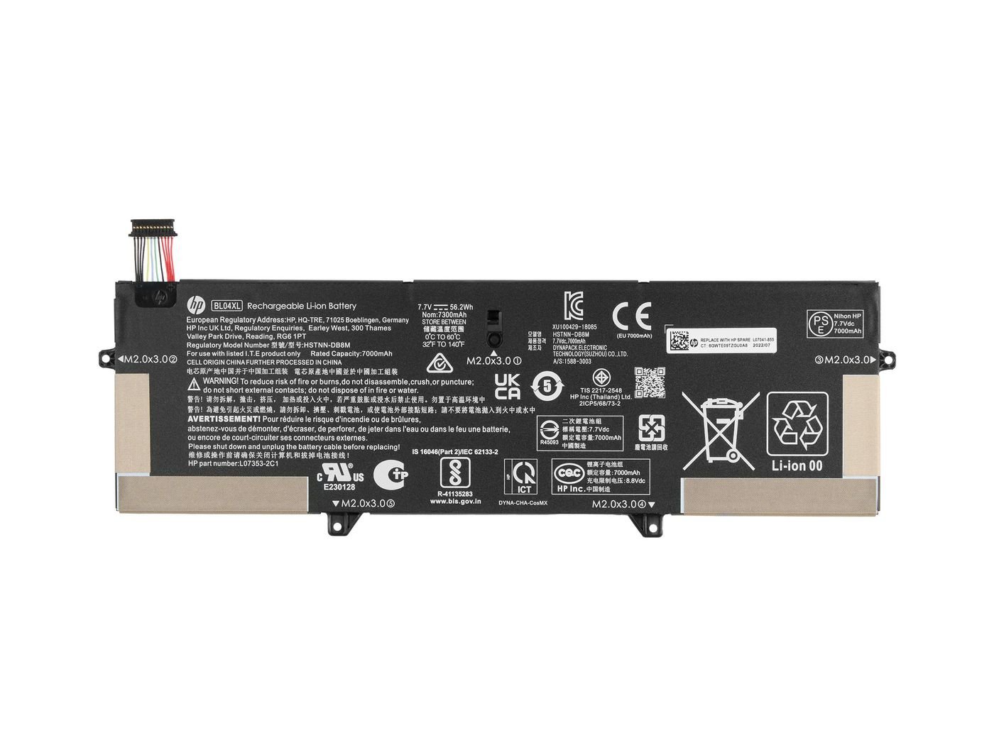 Img_36515678.jpg Battery 4 Cell 56Wh 3.75Ah li-Ion BL04056XL-PL - Image 1