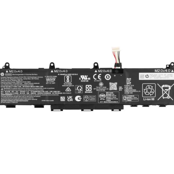 BATT 3C 53Wh 4.59Ah LI  CC03053XL-PL L78555-002,  Battery, 35.6 cm (14"), HP, ZBook Firefly 14 G7