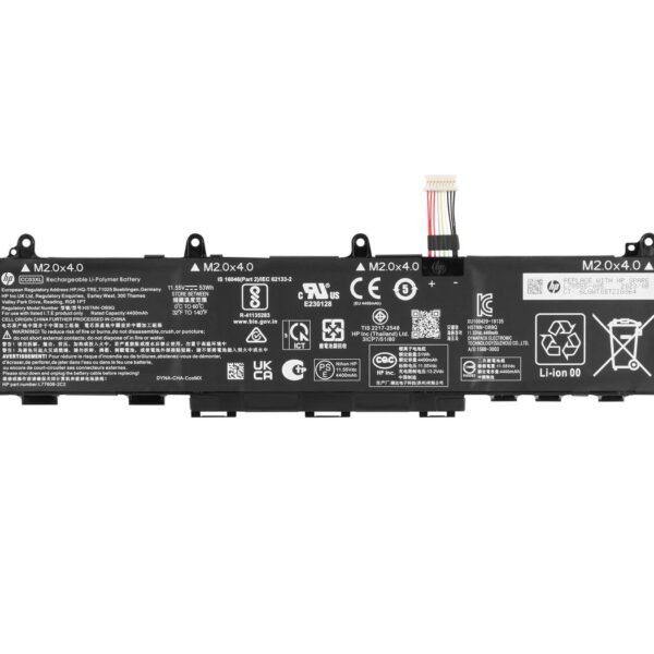 Battery 3C 53Wh 4.59Ah Li-Ion  CC03053XL-PL L78555-005,  Battery, 33.8 cm (13.3"), HP, EliteBook 830 G7