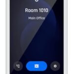 Display that pairs with the  Access Intercom for visitor  screening and remote access control, to mount in multiple locations throughout