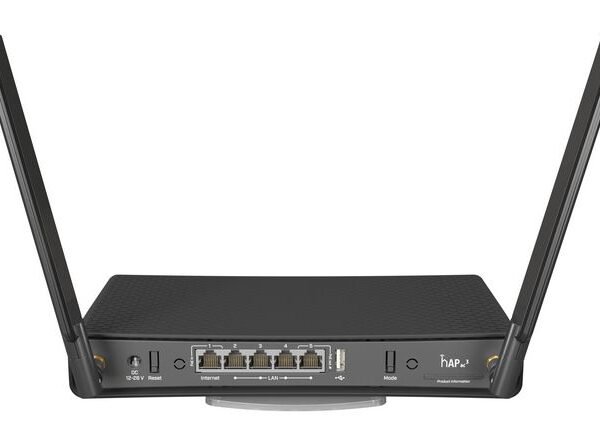 hAP ac? with RouterOS L4  license hAP ac?, Wi-Fi 5  (802.11ac), Dual-band (2.4 GHz / 5 GHz), Ethernet LAN, 4G, Black, Tabletop