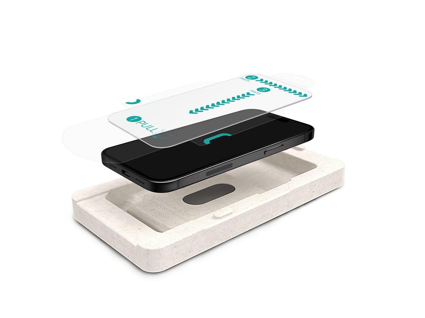 Img_36605140.jpg INFINITE (GRS) iPhone 17 Pro Max EcoFlex Screen Protector. 100% recycled plastic. Titan Shield - Image 1