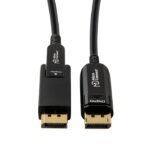 Premium Optic Mini DP-DP  Cable, 8K60Hz, 15m Mini DP+DP  adapter-DP 1.4 15m Support 8K 60Hz, 32.4Gbps, YUV4:4:4, EDID/ HBR3, - Image 2
