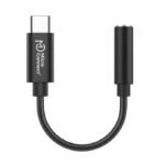 Premium USB-C to minijack  Adapter, Black 13cm USB-C to  minijack Adapter, Black 13cm