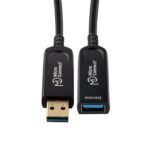 Premium Optic USB 3.2 Gen 1  A-A M-F 20m, Active Optical  Hybrid Cable, 5Gbps, Not backward compatible with USB2.0/1.1Premium Active - Image 2