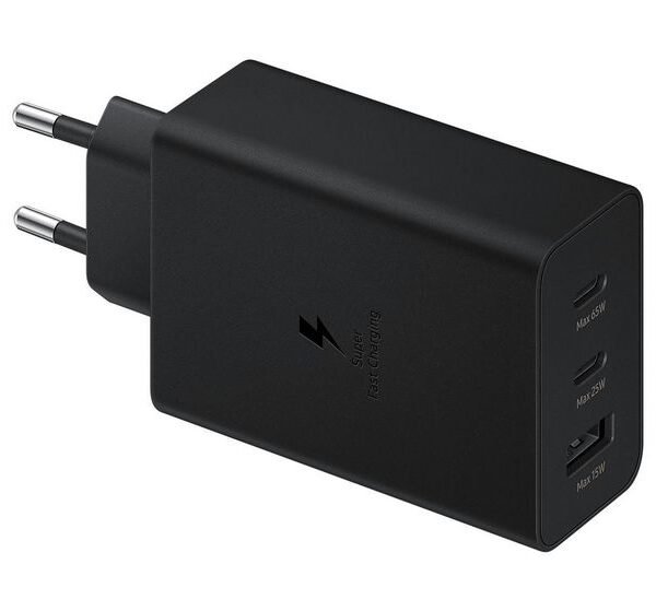 Common Black 65W Power  Adapter Trio