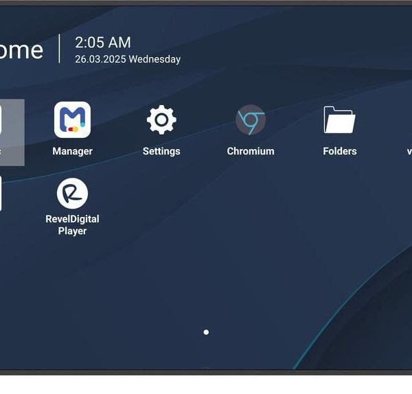 CDE5514-2C, 55", ProAV  integration, UHD 4K  (3840x2160), 500nits, Android 14, Quad-Core SoC, 24/7, USB-C, 4GB RAM/32GB