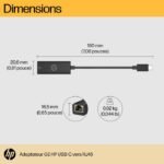 Usb-C - Rj45 Adapt”r G2  Interface Cards/Adapter Rj-45 - Image 3