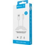 USB-C 3.1 to USB-A 3.0 2M USB-C 3.1  USB-A 3.0 2M,  2 m, USB C, USB A, 3.2 Gen 1 (3.1 Gen 1), Male/Male, White - Image 3