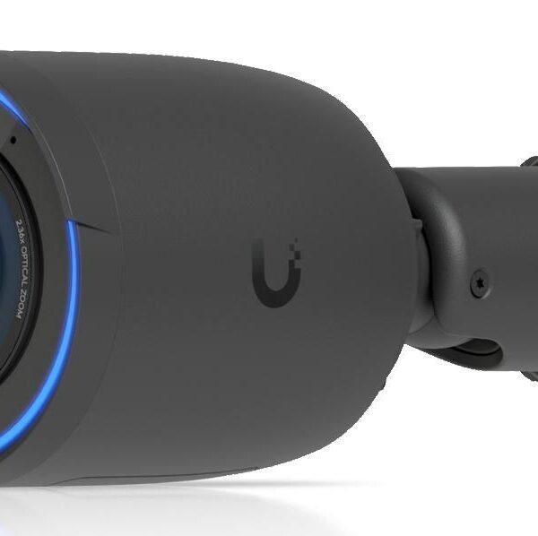 All-weather 4K PoE+ camera  with a Multi-TOPS AI engine,  2.36x optical zoom, and a large 1/1.2" CMOS sensor for exceptional low-light