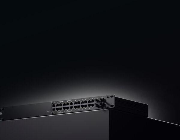 SWM280 24-ports rack  mountable managed switch. 12  PoE+ ports, x4 SFP ports, included 2 years RMS management, PROFINET disabled by
