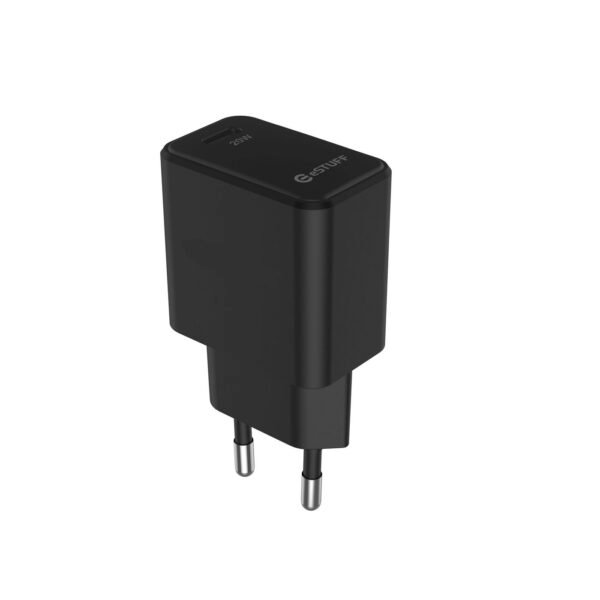 USB-C Charger EU PD 20W. 1 x  USB-C. Black