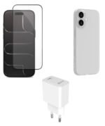Kit for iPhone 17. Charger,  Cover, Glass. Brown Box. - Image 2
