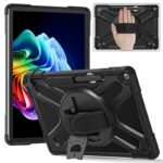 Microsoft Surface Pro 12  ATLANTA Defender Case. Black  Raised sides and hard-shell design with hand strap and shoulder strap