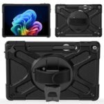 Microsoft Surface Pro 12  ATLANTA Defender Case. Black  Raised sides and hard-shell design with hand strap and shoulder strap - Image 2