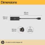 Usb-C - Rj45 Adapt”r G2  Interface Cards/Adapter Rj-45 - Image 4