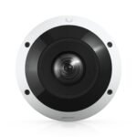 All-weather, vandal-resistant  12MP PoE camera with  panoramic 360? coverage, digital pan-tilt-zoom functionality, and smart IR