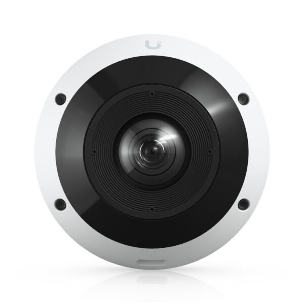All-weather, vandal-resistant  12MP PoE camera with  panoramic 360? coverage, digital pan-tilt-zoom functionality, and smart IR