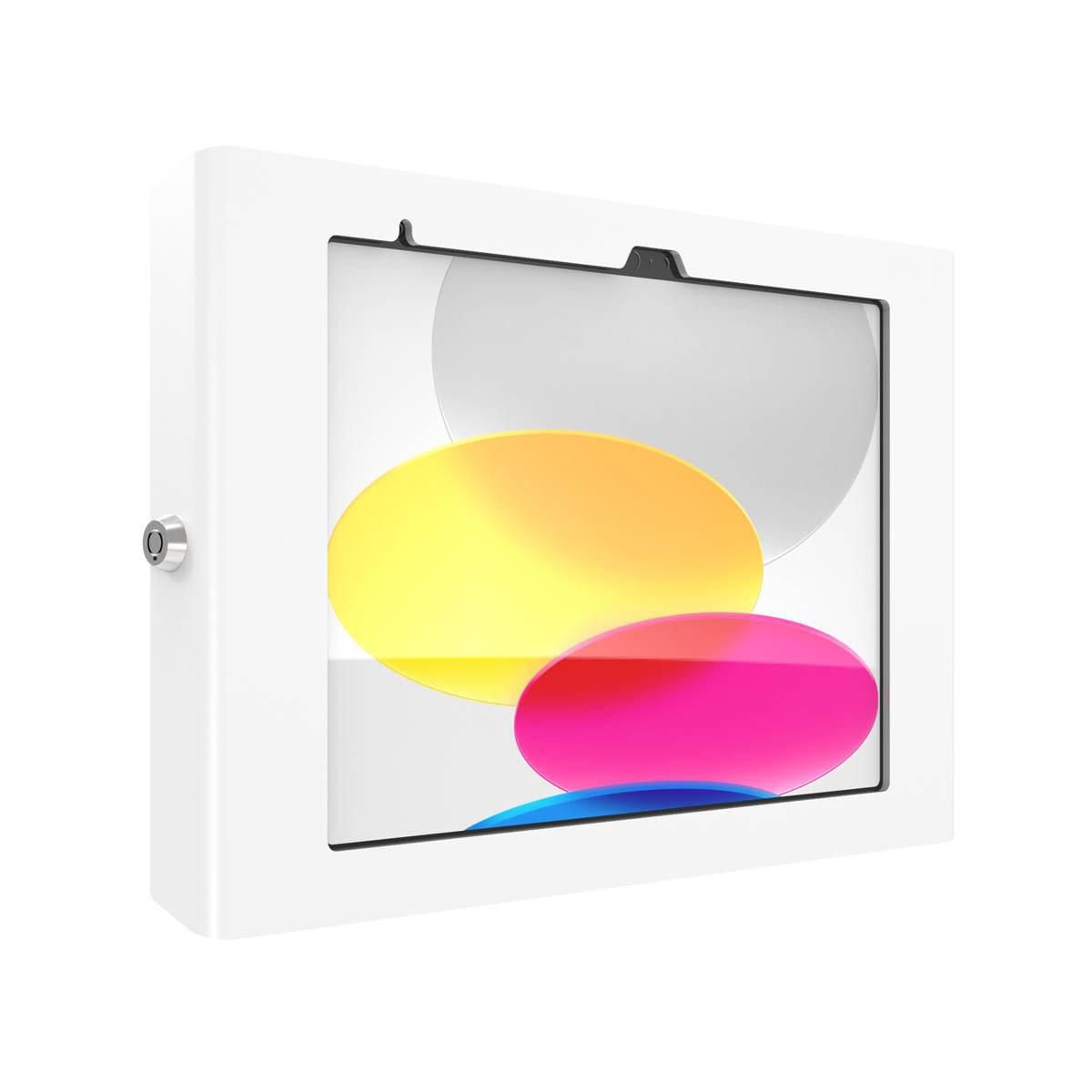 Img_36708740.jpg iPad 10th-11th (A16) Gen, Apex Enclosure Wall Mount - White - Image 1