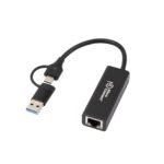 Premium USB-C / A to RJ45  network Gigabit Adapter