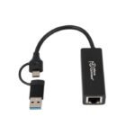 Premium USB-C / A to RJ45  network Gigabit Adapter - Image 2