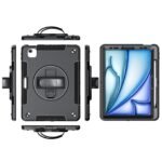 iPad Air 11  2026/2025/2024/iPad Air 5/4  /iPad Pro 11 2022-2018 OHIO Defender Case with hand strap and shoulder strap.