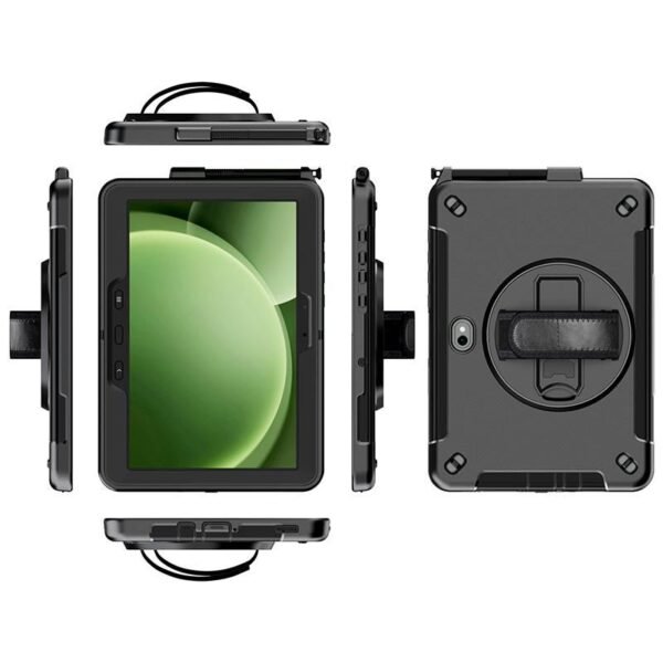 Galaxy Tab Active5  Pro/Active4 Pro OHIO Defender  Case with hand strap and shoulder strap. Black