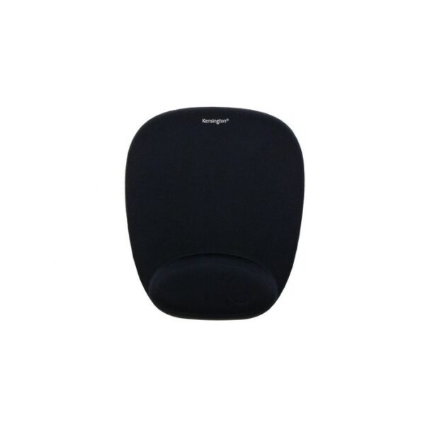 Foam Mouse Pad (Black) Foam Mousepad with Integral  Wrist Rest Black, Black, Monotone, Foam, Wrist rest