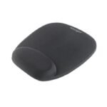 Foam Mouse Pad (Black) Foam Mousepad with Integral  Wrist Rest Black, Black, Monotone, Foam, Wrist rest - Image 3