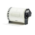 DK-22246 Continuous Paper  Label Roll - Black on White,  103mm wide 103mm x 30,48m - Image 4