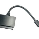 USB-C to SATA Adapter 5Gbps,  0,2m, black  Connect?the?SSD?to?Macbook?or?Chromebook?with?a?USB?TYPE-C?port