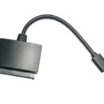 USB-C to SATA Adapter 5Gbps,  0,2m, black  Connect?the?SSD?to?Macbook?or?Chromebook?with?a?USB?TYPE-C?port