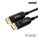 DisplayPort 1.4, 8K@60Hz,  Optic Fibre, 15m DP 1.4 8K  60Hz,32.4Gbps Support: YUV4:4:4, EDID/HDCP2.2