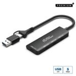 Premium USB-C hub 3.2 Gen 1  4-Port hub USB 3.2 Hub 4-Port  with USB-C and USB-C Connectors