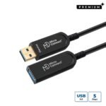 Premium Optic fiber USB 25m,  3.0 A-A M-F