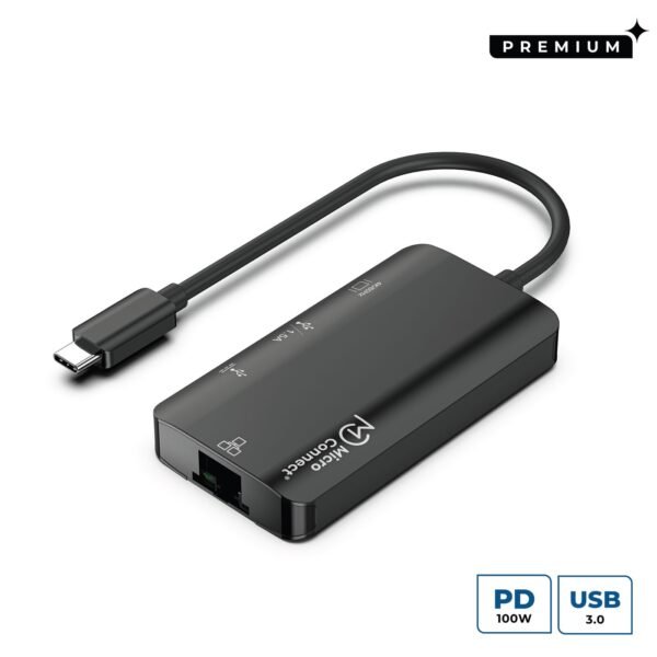 Premium USB-C Mini Dock,  USB-C to HDMI, USB A 3.2 Gen  1, USB-C & RJ45