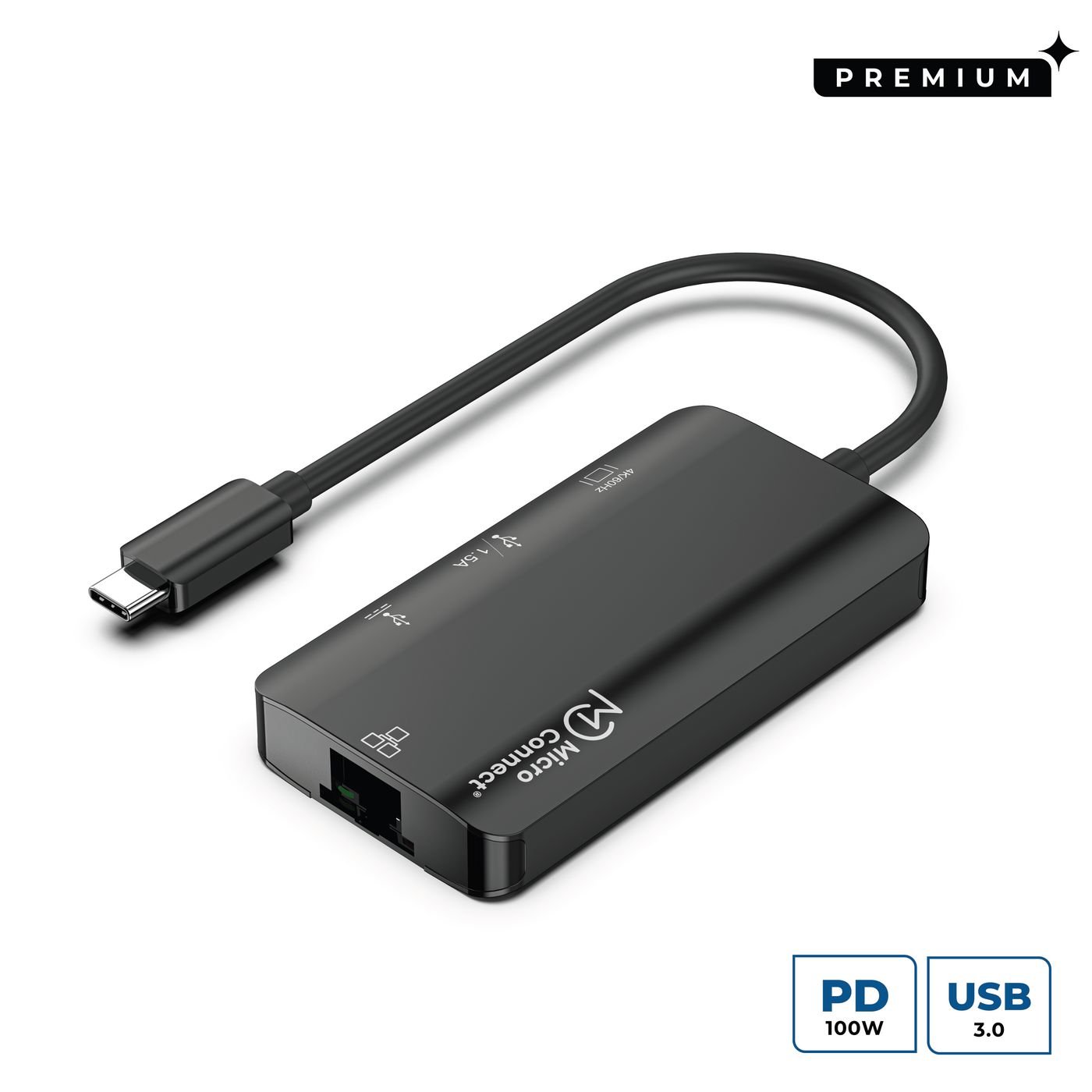 Img_36789397.jpg Premium USB-C Mini Dock, USB-C to HDMI, USB A 3.2 Gen 1, USB-C & RJ45 - Image 1