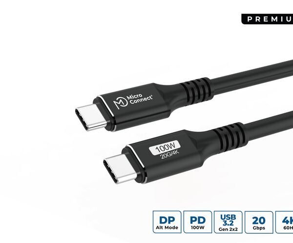 USB-C to USB-C Cable 7m  Premium, 100W, 20Gbps, 4K60Hz